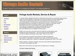 Sites similar to vintageaudiorentals.com