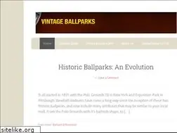 Sites similar to vintageballparks.com