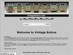 Sites similar to vintagebulova.com