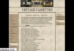 Sites similar to vintagecassettes.com