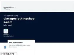 Sites similar to vintageclothingshops.com