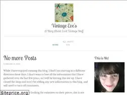 Sites similar to vintageeves.wordpress.com