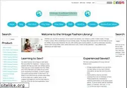 Sites similar to vintagefashionlibrary.com