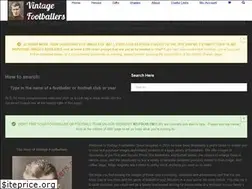Sites similar to vintagefootballers.com