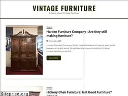 Sites similar to vintagefurnitureguide.com