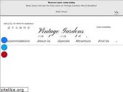Sites similar to vintagegardensbedandbreakfast.com