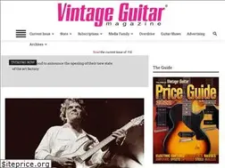 Sites similar to vintageguitar.com