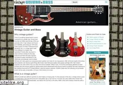 Sites similar to vintageguitarandbass.com