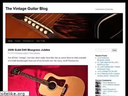 Sites similar to vintageguitarblog.wordpress.com