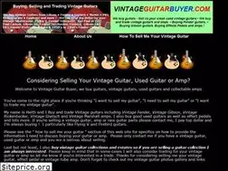 Sites similar to vintageguitarbuyer.com