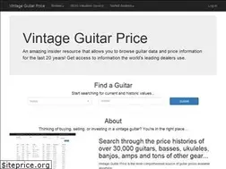 Sites similar to vintageguitarprice.com