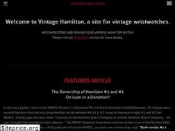 Sites similar to vintagehamilton.com