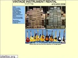 Sites similar to vintageinstrumentrental.com