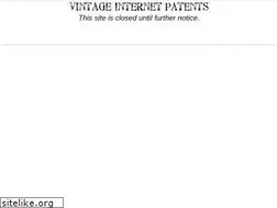 Sites similar to vintageinternetpatents.com