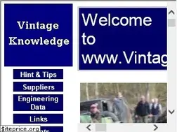 Sites similar to vintageknowledge.co.uk