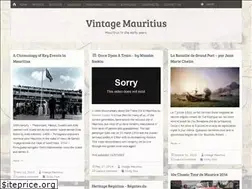 Sites similar to vintagemauritius.org