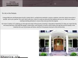 Sites similar to vintagemillworkrestoration.com