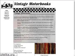 Sites similar to vintagemotorbooks.com