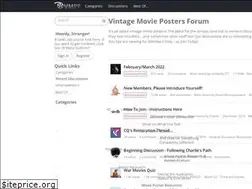 Sites similar to vintagemoviepostersforum.com