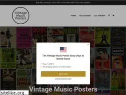 Sites similar to vintagemusicpostershop.com