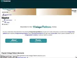 Sites similar to vintagepatterns.fandom.com