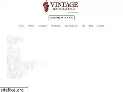 Sites similar to vintageroadhaulage.com.au