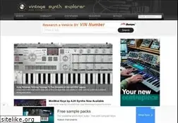 Sites similar to vintagesynth.com