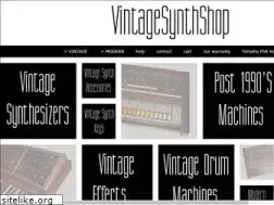 Sites similar to vintagesynthshop.com