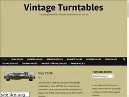 Sites similar to vintageturntable.com