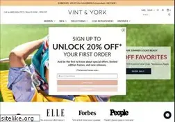 Sites similar to vintandyork.com