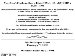 Sites similar to vinyl-man.com