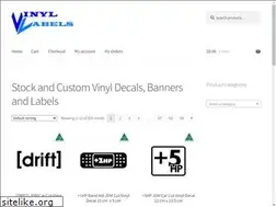 Sites similar to vinylabels.com