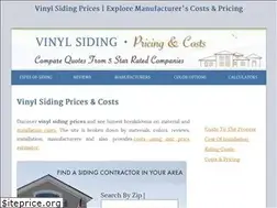 Sites similar to vinylsidingprices.co