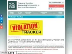 Sites similar to violationtracker.goodjobsfirst.org