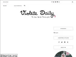 Sites similar to violettedaily.com