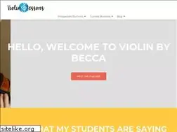 Sites similar to violinbybecca.com
