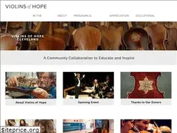 Sites similar to violinsofhopecle.org