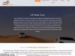 Sites similar to vipdubaitours.com