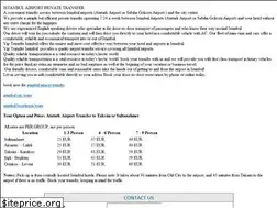 Sites similar to viptransferistanbul.com
