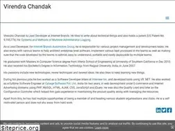Sites similar to virendrachandak.com