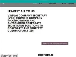 Sites similar to virtualcompanysecretary.com