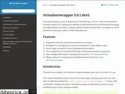 Sites similar to virtualenvwrapper.readthedocs.io