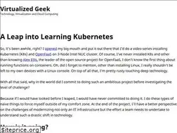 Sites similar to virtualizedgeek.com