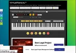 Sites similar to virtualpiano.eu