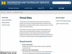 Sites similar to virtualsites.umich.edu