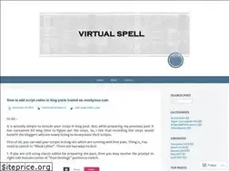 Sites similar to virtualspell.wordpress.com