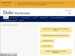 Sites similar to visaservices.duke.edu