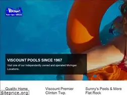 Sites similar to viscountpools.com