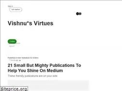Sites similar to vishnusvirtues.medium.com