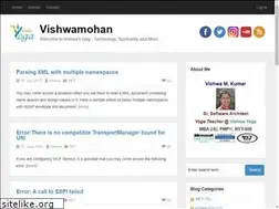 Sites similar to vishwamohan.net